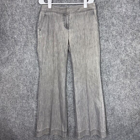 Kenneth Cole Jeans Womens Size 10 Grey Wide Leg Trousers - Picture 1 of 10